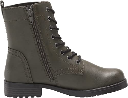 COMBAT BOOTS - OLIVE GREEN - Mid Calf Lace-Up Combat Boot SIZE: 13 - Image 2