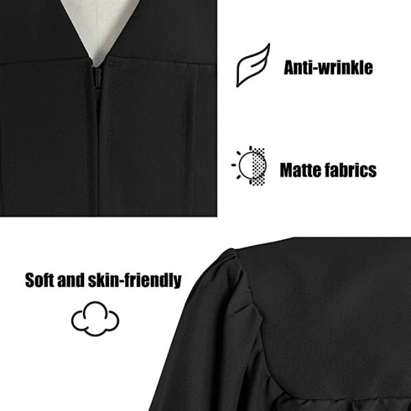 Lawyer-Judge Gown SIZE: 4ft 9in-4ft 11in - Image 5