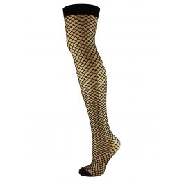 Fishnet Stockings – Over Knee - BLACK