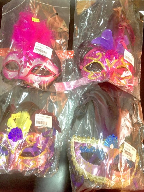 RANDOM MASQUERADE MASKS