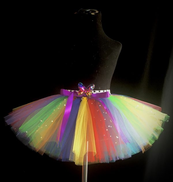 CUSTOM MADE Child tutu – TODDLER colorful Sparkle Tutu Fits up to 2yrs