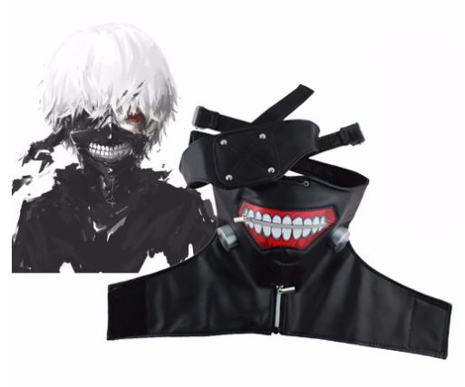 HALLOWEEN MASK - Tokyo Ghouls Ken Kaneki Cosplay Anime Mask