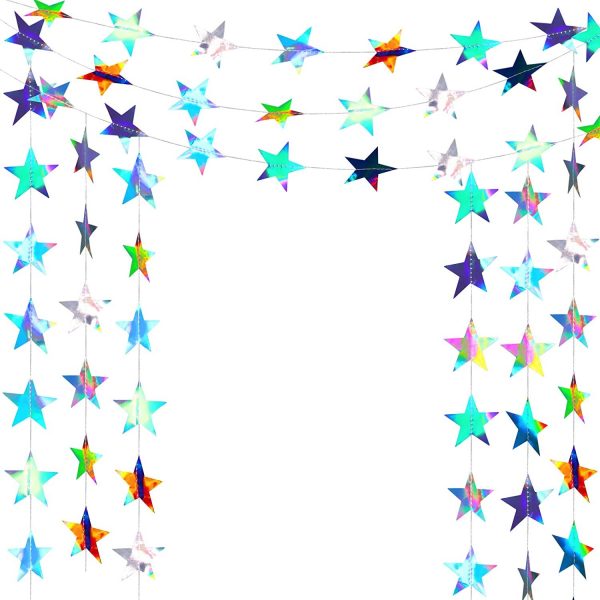 13FT Star Streamers Banner Garland Decorations