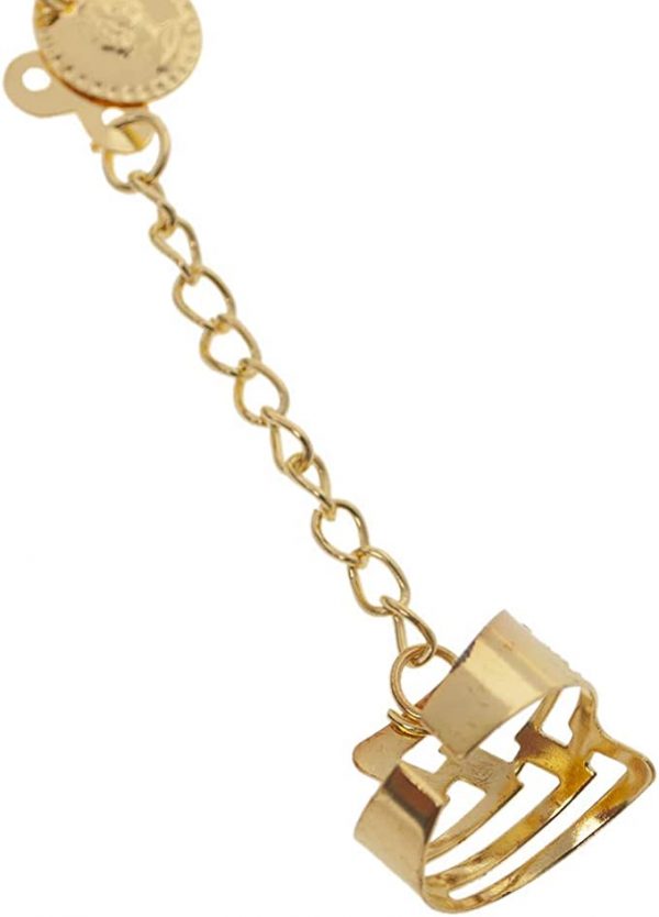 BRACELET - Belly Dance Accessories Gold Coin Bracelet - Image 4