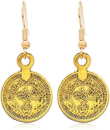 Necklace Set - Bohemian Vintage Chunky Tassel Coin Bib Statement Necklace + Earring Set - Image 3