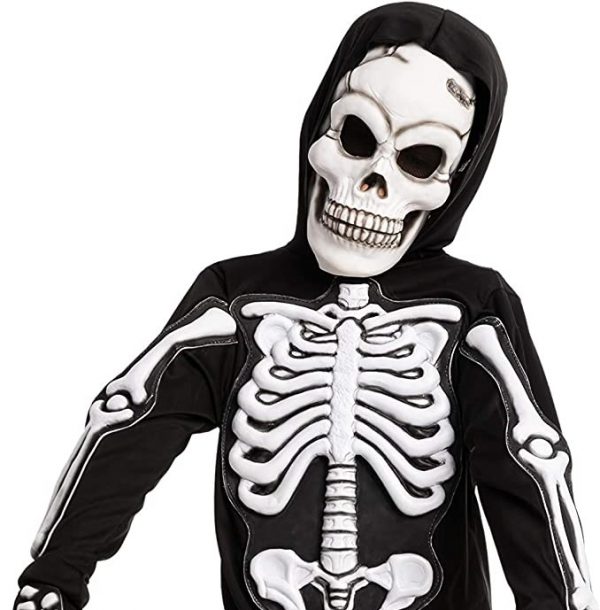 HALLOWEEN - Fierce 3D Skeleton Costume Set for Kids