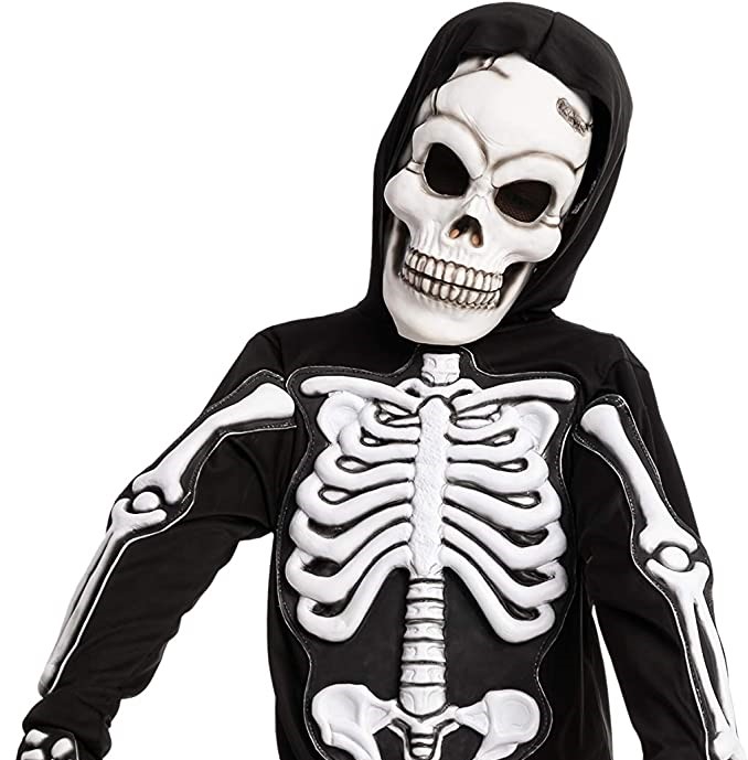 HALLOWEEN - Fierce 3D Skeleton Costume Set for Kids