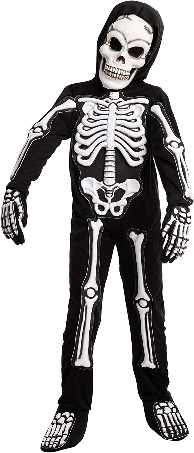 HALLOWEEN - Fierce 3D Skeleton Costume Set for Kids - Image 2