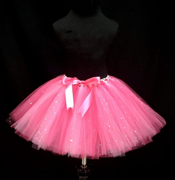 CUSTOM MADE Child tutu – TODDLER Pink Sparkle Tutu Fits up to 2yrs