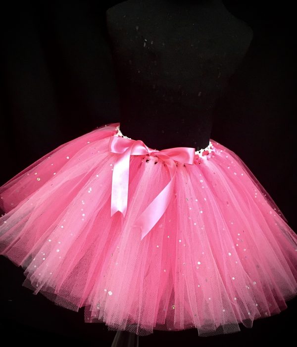 CUSTOM MADE Child tutu – TODDLER Pink Sparkle Tutu Fits up to 2yrs - Image 3