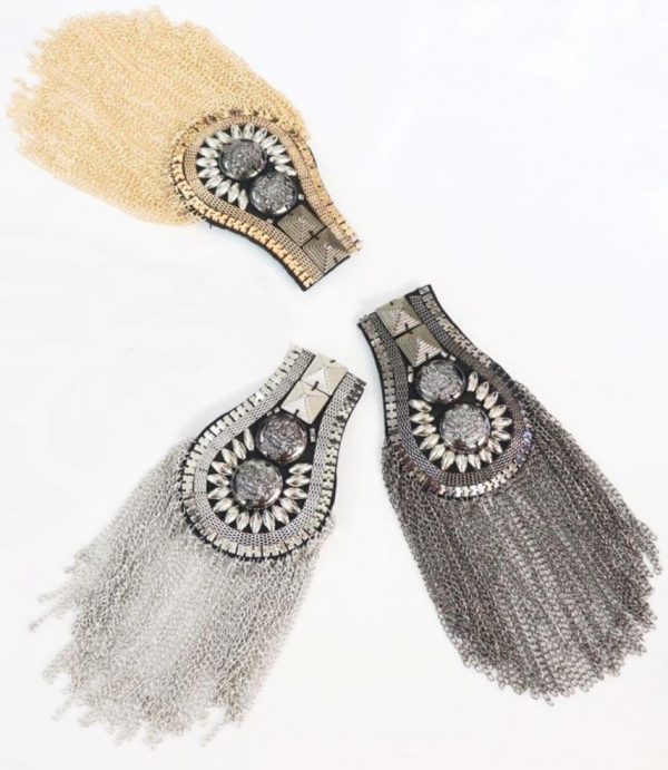 MILITARY EPAULETTE - 1 PAIR Britain style shoulder Tassel Epaulette