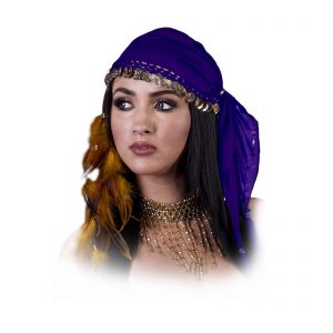 Purple Scarf/Gold Coins