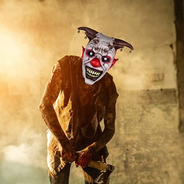 HALLOWEEN MASK -  Creepy Scary Clown Latex Mask - Image 6