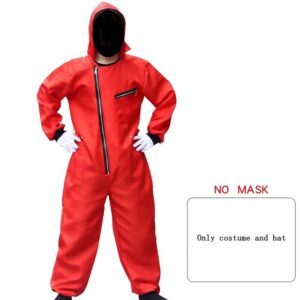 HALLOWEEN - Salvador Dali Heister Red Jumpsuit Costume