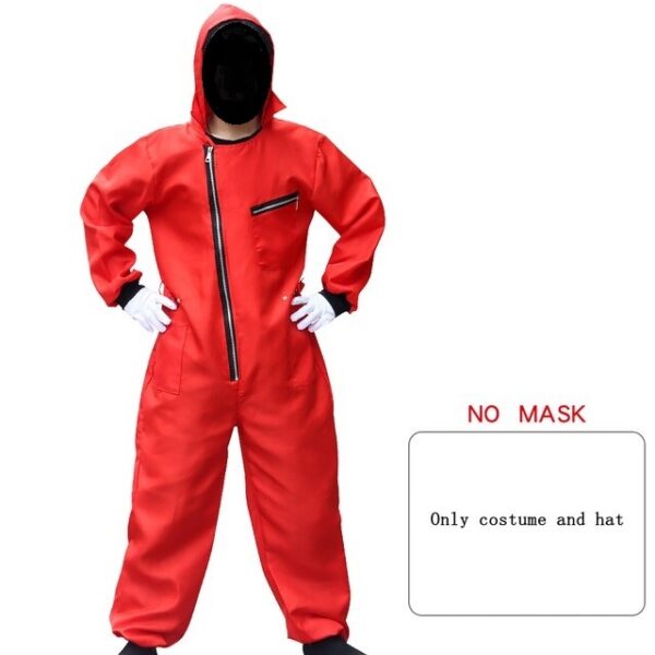 HALLOWEEN - Salvador Dali Heister Red Jumpsuit Costume