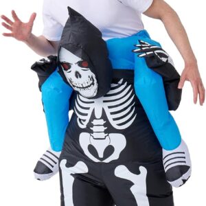 HALLOWEEN - Men's Inflatable Skeleton Carry Me on The Shoulder Costume