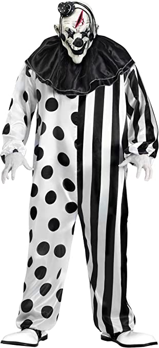 HALLOWEEN - Mens Killer Clown Costume ONE SIZE - Image 2