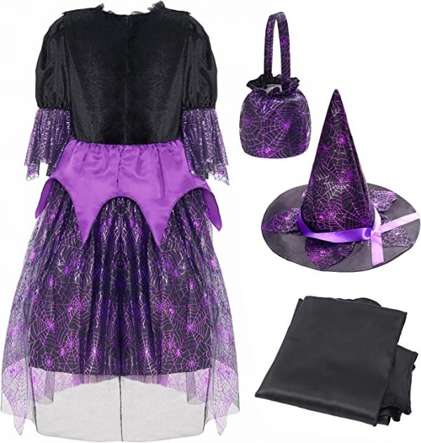 HALLOWEEN - Witch Costume for Girls SIZE: 3T - Image 3
