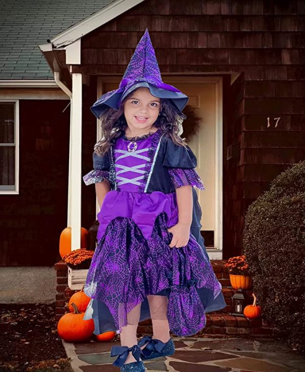 HALLOWEEN - Witch Costume for Girls SIZE: 3T - Image 5