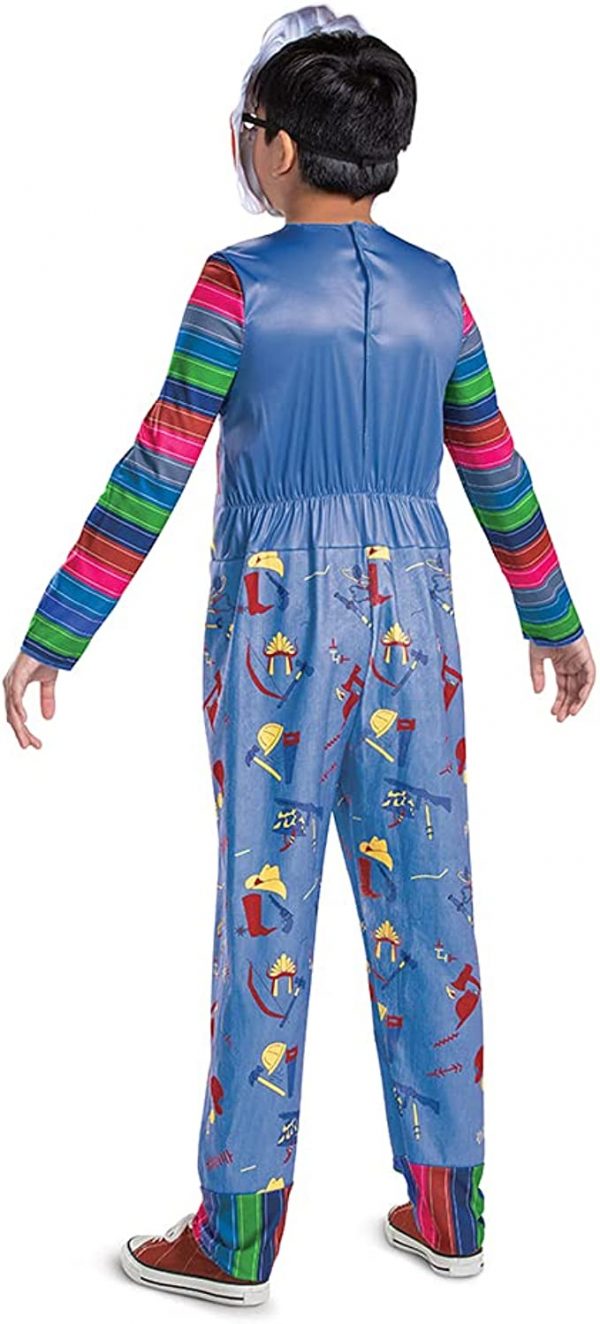 HALLOWEEN - Childs Play Chucky Costume Jumpsuit and Mask Outfit SIZE MEDIUM(7-8) - Image 6