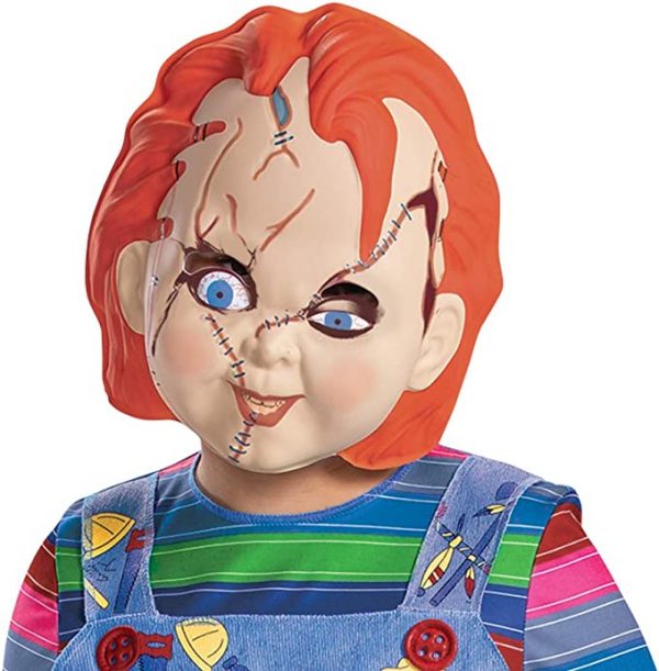 HALLOWEEN - Childs Play Chucky Costume Jumpsuit and Mask Outfit SIZE MEDIUM(7-8) - Image 5