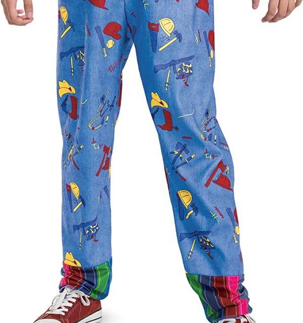 HALLOWEEN - Childs Play Chucky Costume Jumpsuit and Mask Outfit SIZE MEDIUM(7-8) - Image 3