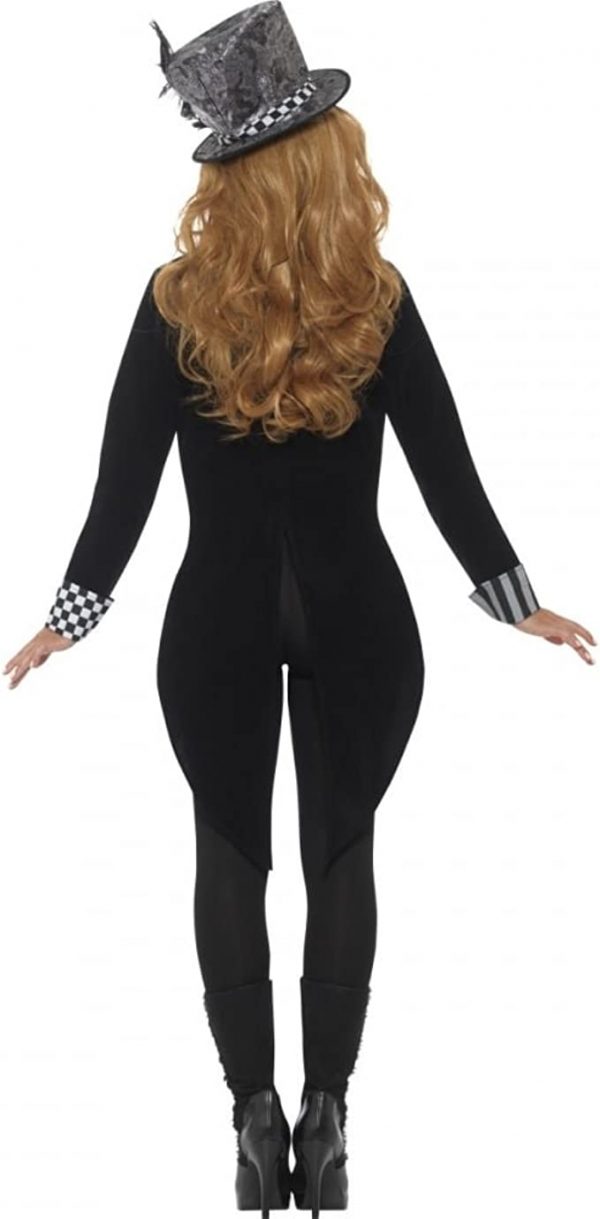 HALLOWEEN – Women's Deluxe Dark Miss Hatter Costume SIZE SMALL - Image 3