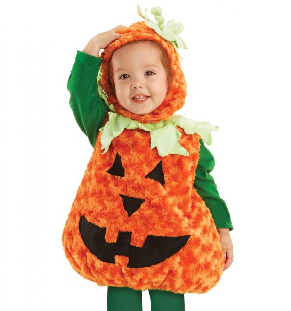 HALLOWEEN - Toddler's Halloween Pumpkin Belly Babies Costume SIZE: 18MTS - 24MTS