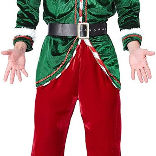 CHRISTMAS COSTUME – MEN – Adult Unisex Christmas Elf Set