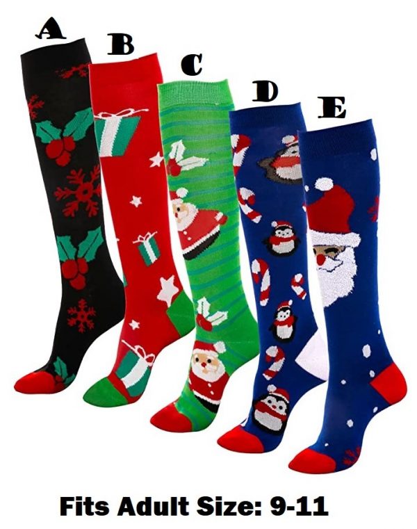 SOCKS - Christmas Cute Winter Socks Knee High Socks