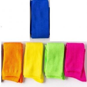SOCKS - Fluorescent Colorful Women's Knee-High Socks