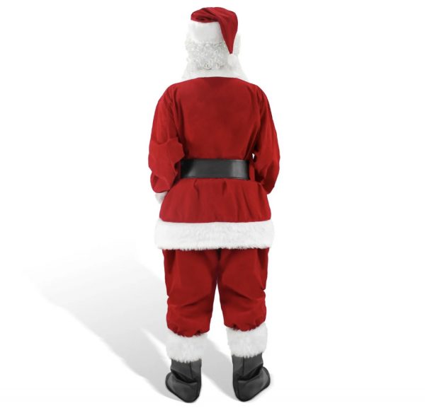 CHRISTMAS COSTUME - MEN - Adult (11pcs) Santa Claus Christmas Suit - Image 5