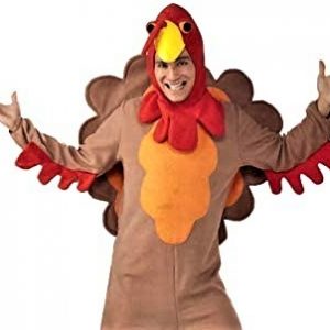 Men's Adult Fleece Turkey Costume SIZE ONE SIZE