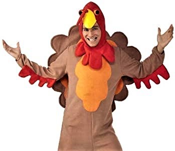 Men's Adult Fleece Turkey Costume SIZE ONE SIZE