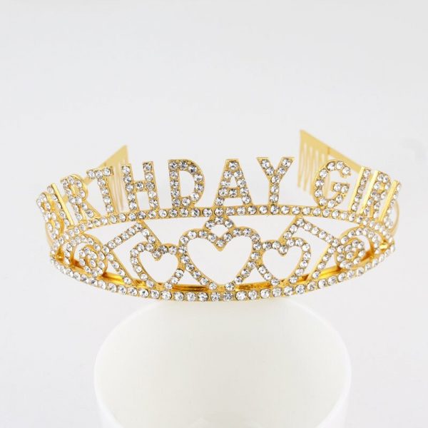 Birthday Girl Rhinestone Tiaras