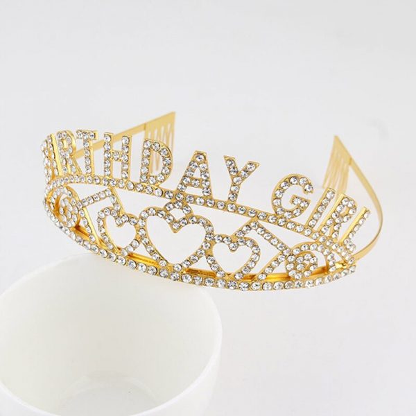 Birthday Girl Rhinestone Tiaras - Image 3