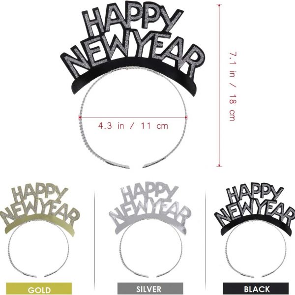 New Year’s Eve – HATS – HAPPY NEW YEAR Headband Tiara