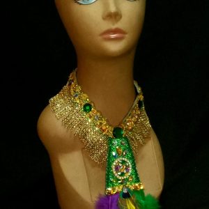 Mardi Gras Madness Female Carnival Neck Piece