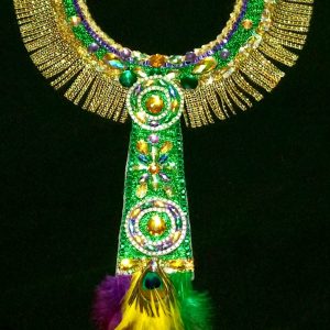 Mardi Gras Madness Male Carnival Neck Piece