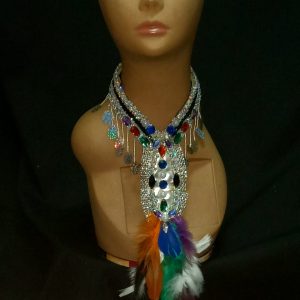 Mystical Ice Female Carnival Neck Piece