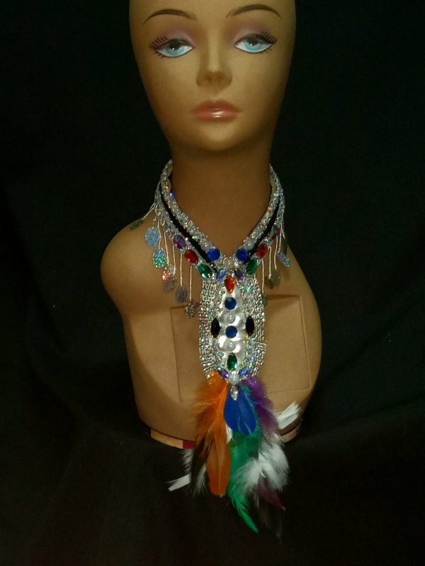Mystical Ice Female Carnival Neck Piece
