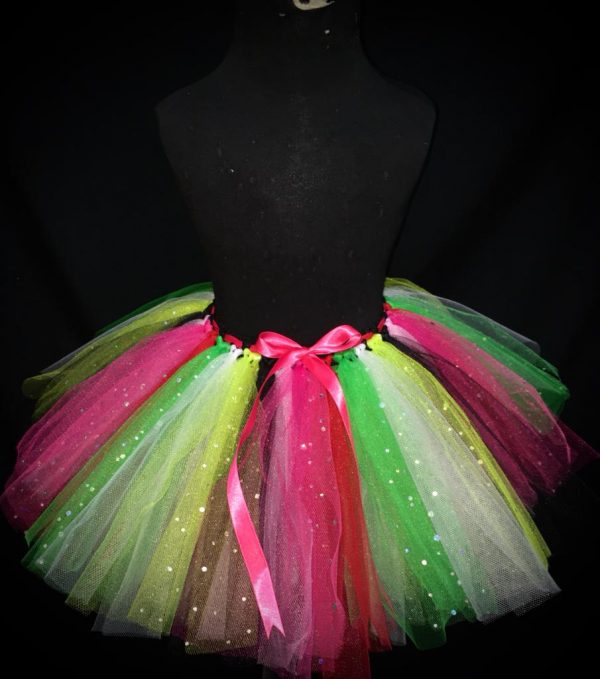 CUSTOM MADE Child tutu – TODDLER Melon Tutu Fits up to 2YRS - Image 2