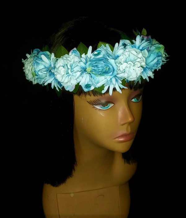 CUSTOM MADE ADULT Floral Fancy Headband - MEDIUM SIZE - Image 10