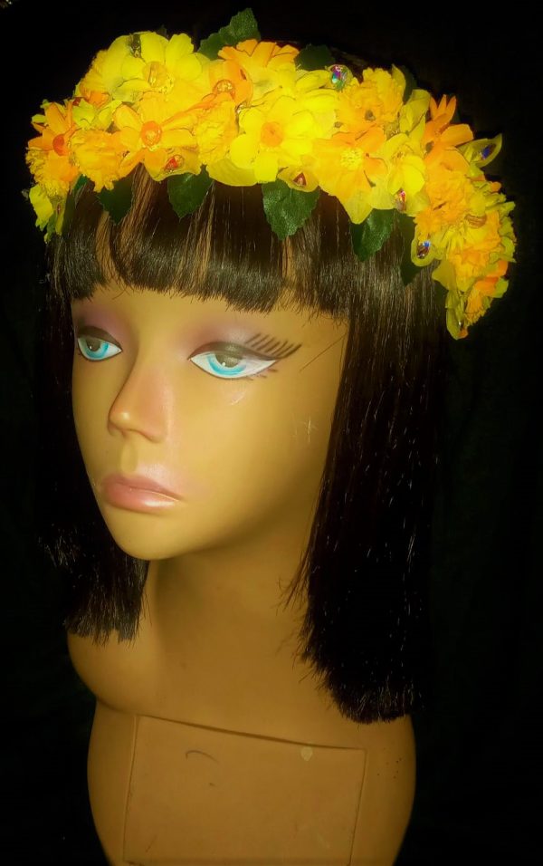 CUSTOM MADE ADULT Floral Fancy Headband - MEDIUM SIZE - Image 16