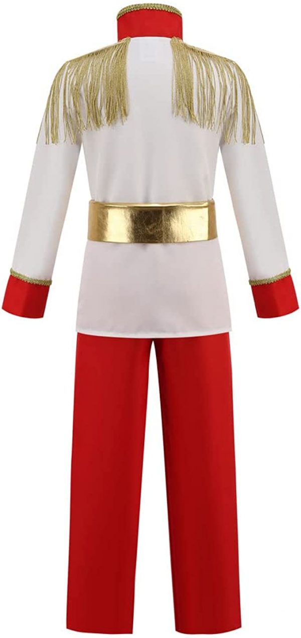 PRINCE - Child Royal Prince costume - Boys Prince Charming Costume with Gold Crown - Image 5