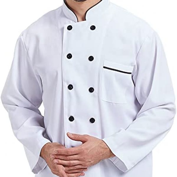 Career Day Chef – Adult Coat Kitchen Coat Short/Long Sheeve Chef Jacket for Men and Women
