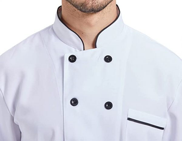 Career Day Chef - Adult Coat Kitchen Coat Short/Long Sheeve Chef Jacket for Men and Women - Image 7