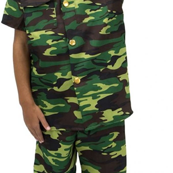 Career Day ARMY – KIDS Courageous Commando Childrens Boy Costume SIZE: 3-4