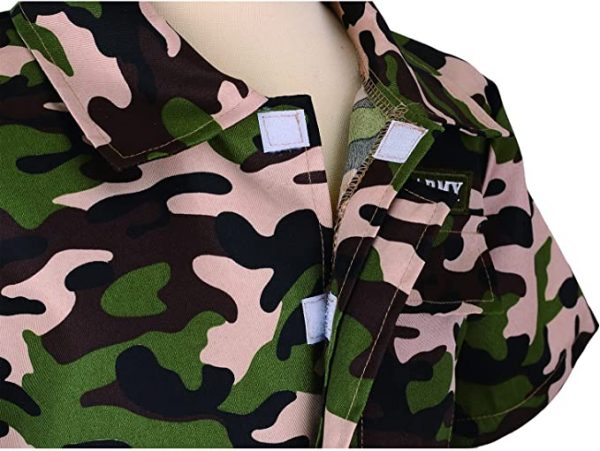 Career Day ARMY – Boys Deluxe Kid's Camo Combat Soldier Army Costume SIZE: 6-8 - Image 4