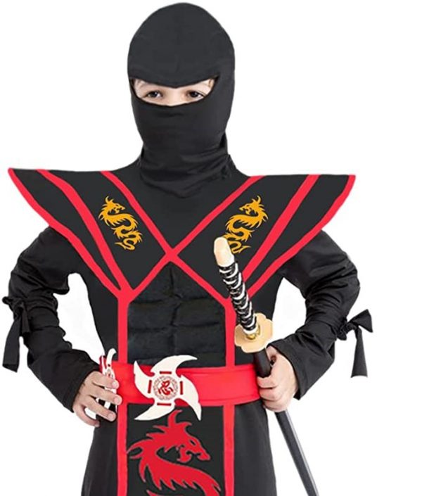 HALLOWEEN - Boys Dragon Ninja Muscle Costume